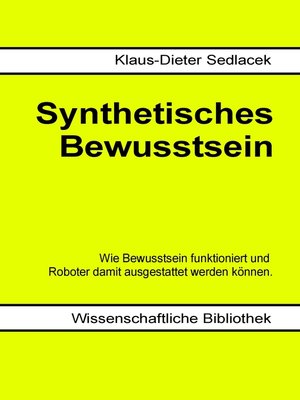 cover image of Synthetisches Bewusstsein